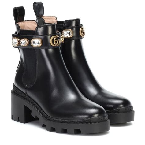 gucci ankle boots brown|Gucci ankle boots women.